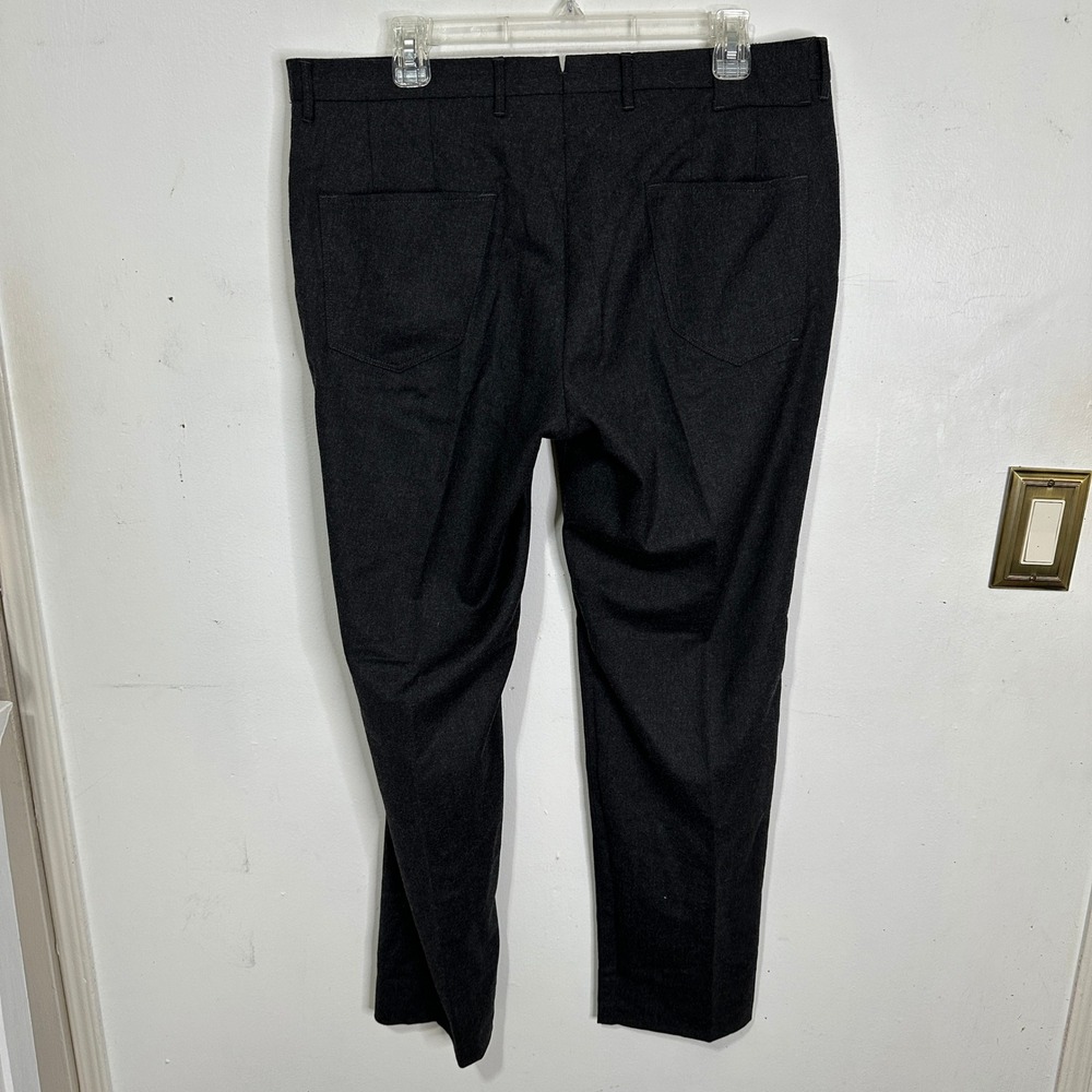 PT01 Traveller Super Slim Fit Wool Blend Stretch Trousers Grey Mens 36" READ - Picture 7 of 7